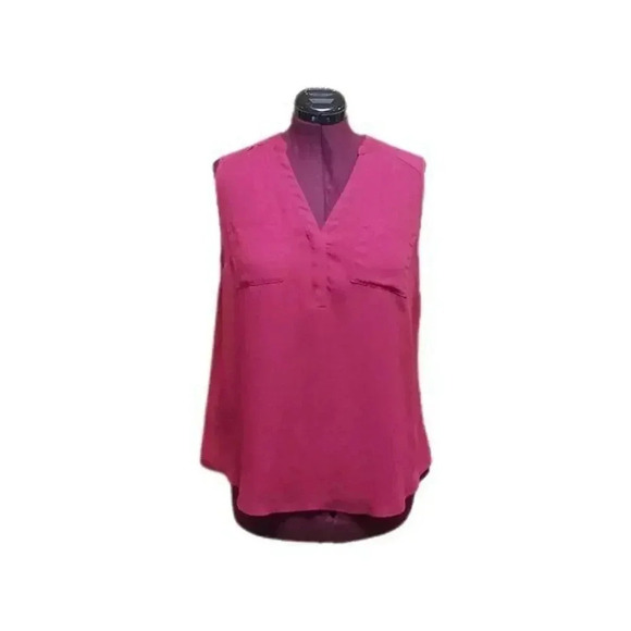 Torrid Women's Fuchsia Pink High Low Hem Blouse Size 00 US 10 - Picture 1 of 5